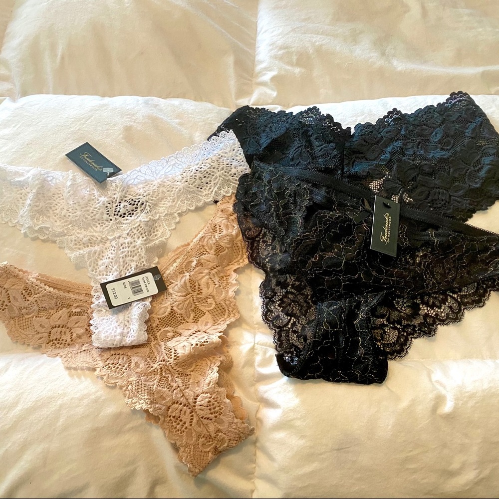 Frederick’s of Hollywood Lace Panties Bundle NWT